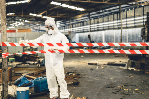 Professional Crime Scene Cleanup technician working in Arlington, GA
